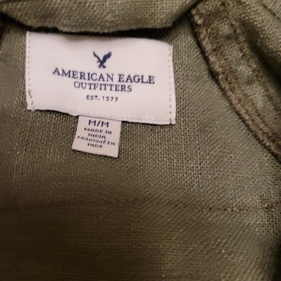 American Eagle Boho Linen-look Jacket - Picture 4 of 5